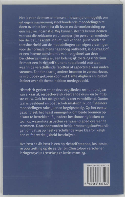 Achterkant van Het leven na dit leven