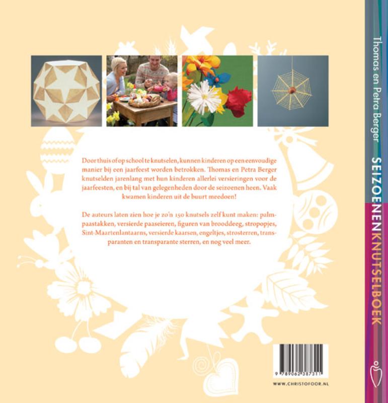 Achterkant van Seizoenenknutselboek
