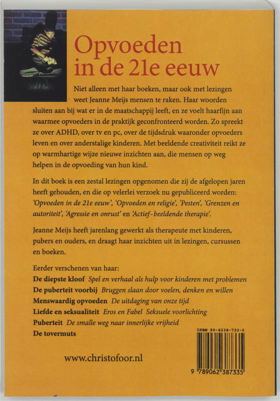 Achterkant van Opvoeden in de 21e eeuw