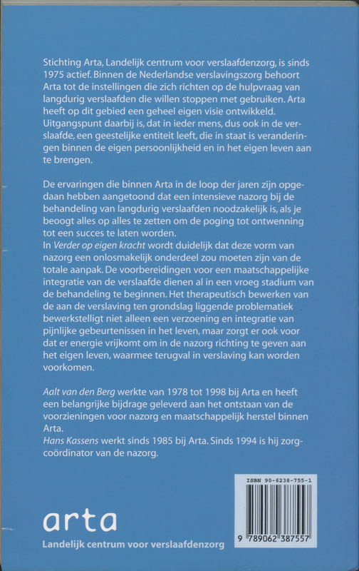 Achterkant van Verder op eigen kracht