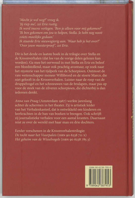 Achterkant van Het tijdperk van de Schorpioen