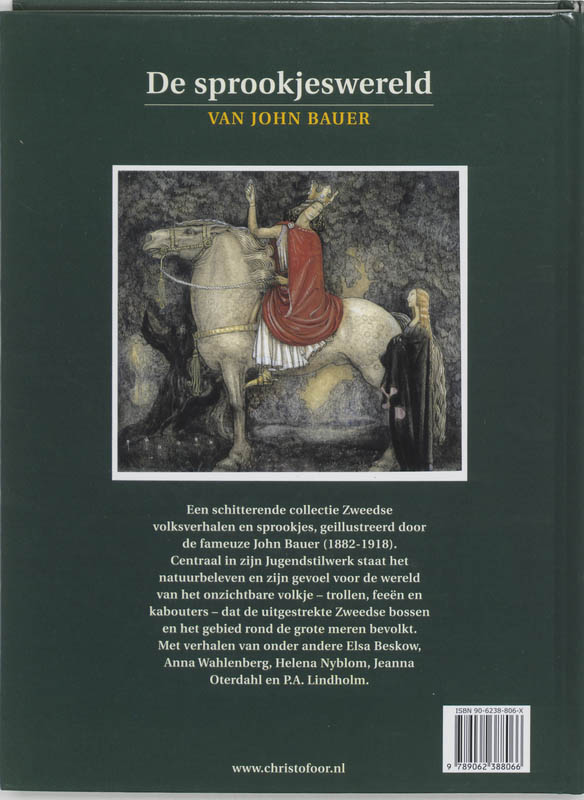Achterkant van De sprookjeswereld van John Bauer