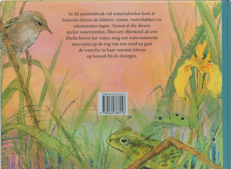 Achterkant van In het land van de waterfeeen