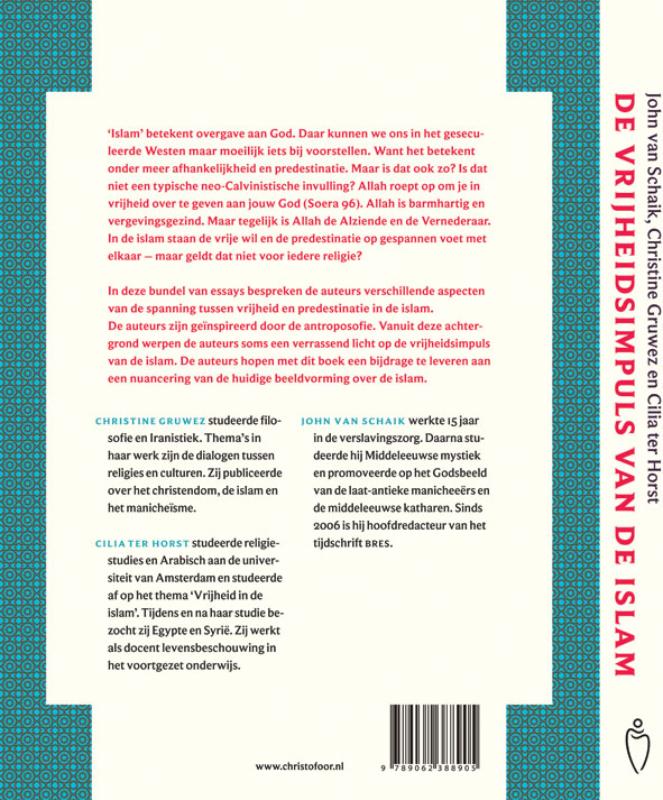 Achterkant van De vrijheidsimpuls van de Islam