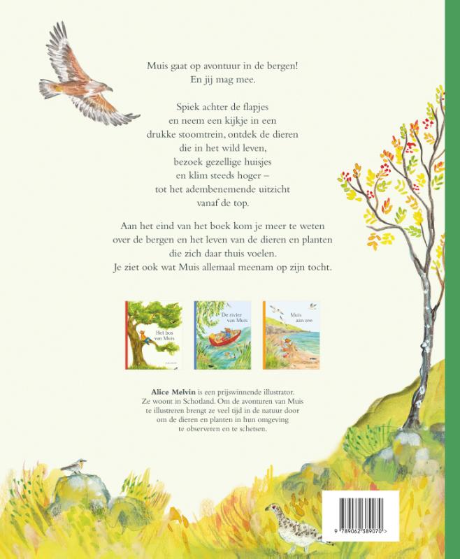Achterkant van Muis in de bergen