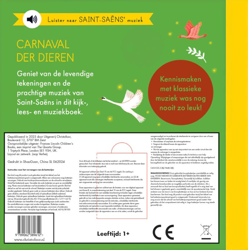 Achterkant van Carnaval der dieren