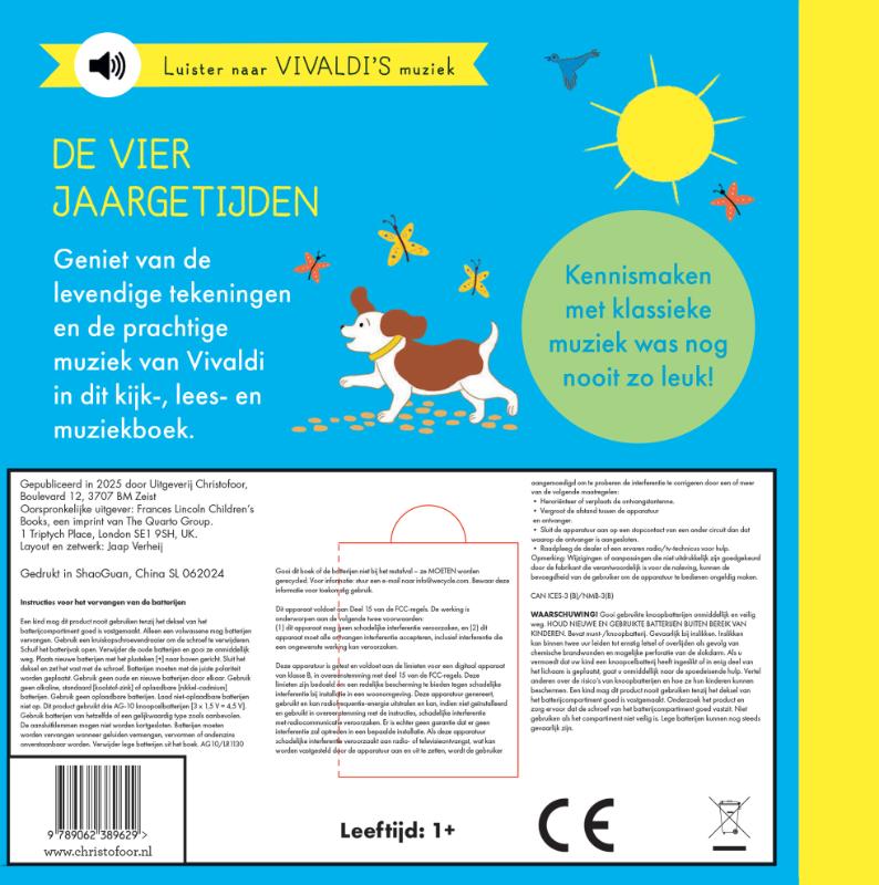Achterkant van De vier jaargetijden