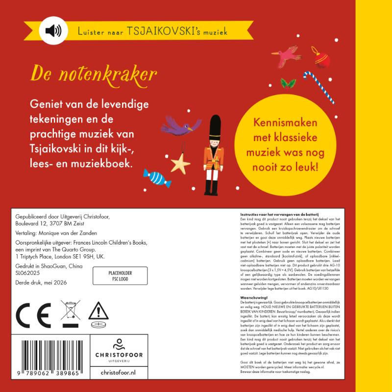 Achterkant van De notenkraker