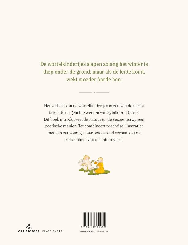 Achterkant van Het verhaal van de wortelkindertjes