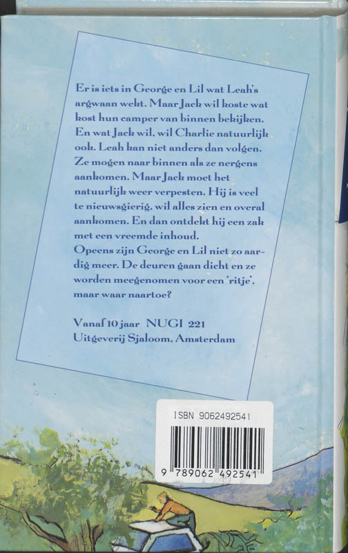Achterkant van Schuilplaats op wielen