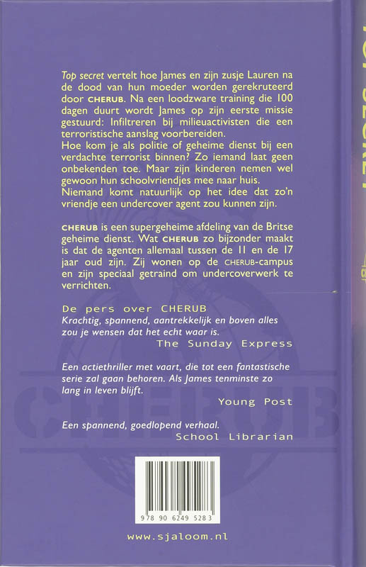 Achterkant van 1 Top secret