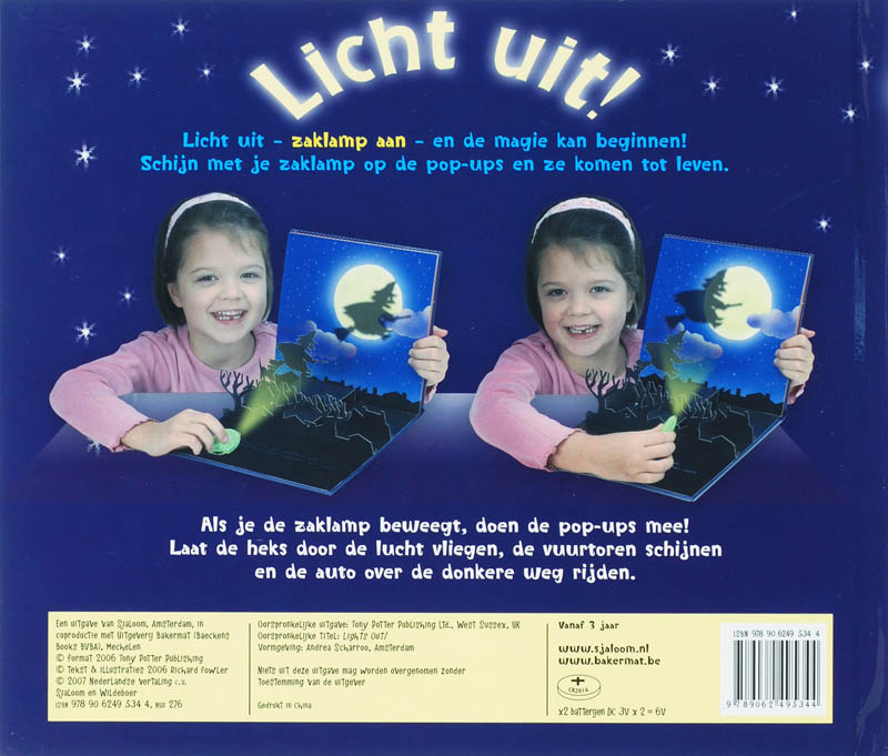 Achterkant van Licht uit!