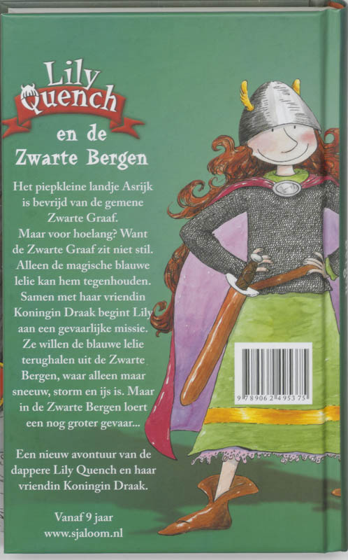Achterkant van Lily Quench en de Zwarte Bergen
