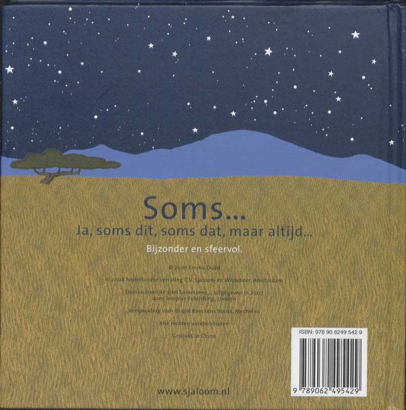 Achterkant van Soms...