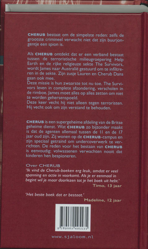 Achterkant van Missie 5 Hemelse waanzin