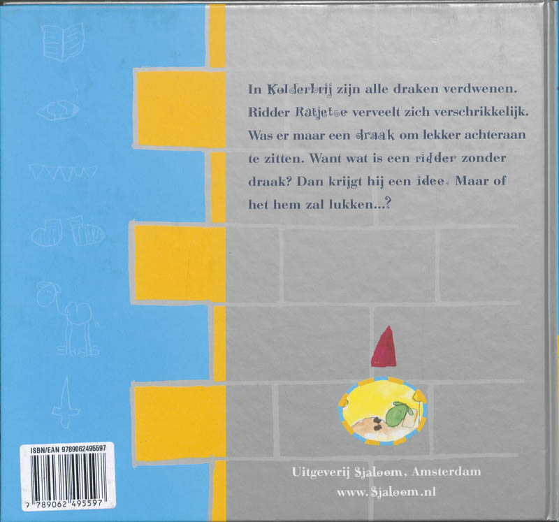 Achterkant van Ridder Ratjetoe en de Drakameel