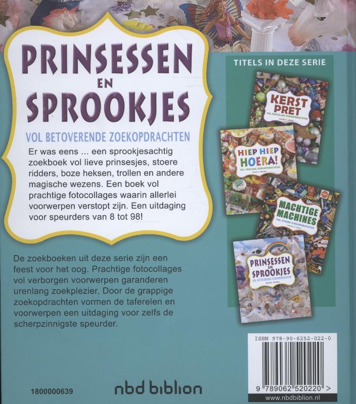 Achterkant van Prinsessen en sprookjes