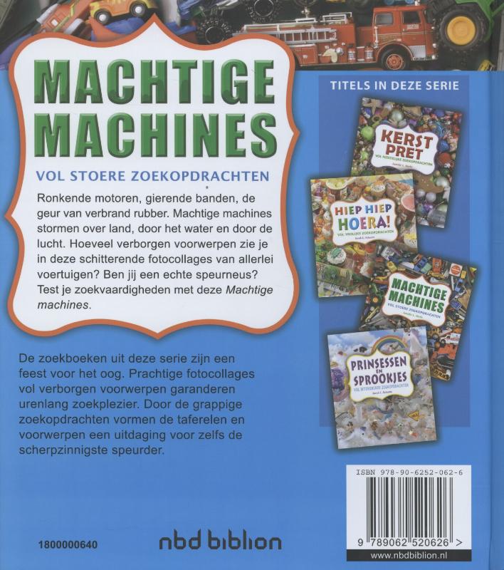 Achterkant van Machtige machines