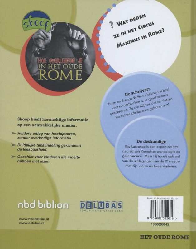 Achterkant van Hoe overleefde je het oude Rome