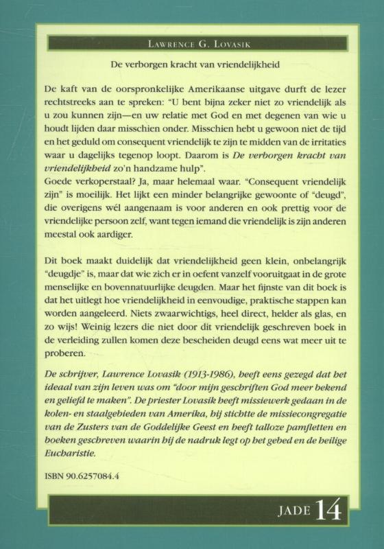 Achterkant van De verborgen kracht van vriendelijkheid