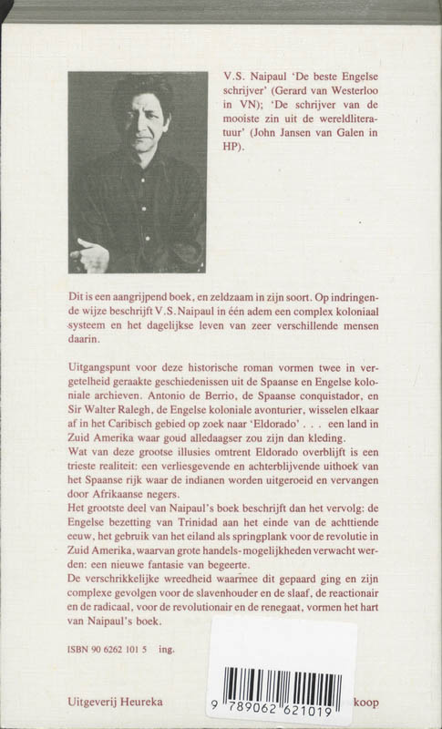 Achterkant van Verlies van eldorado