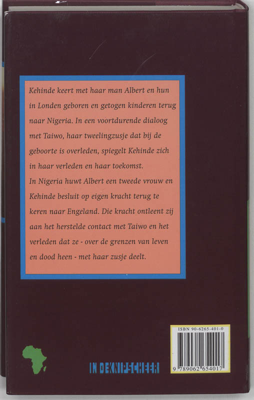 Achterkant van Kehinde en de geest van Taiwo