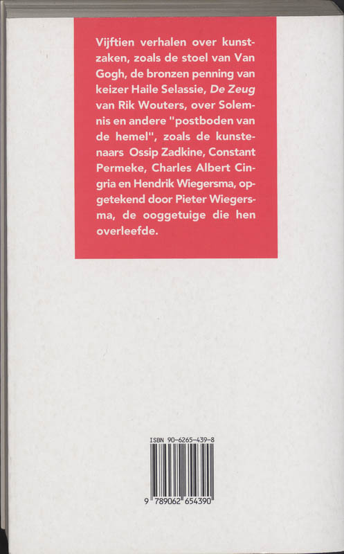 Achterkant van Postbode van de hemel