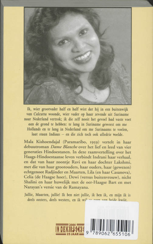 Achterkant van Dame Blanche