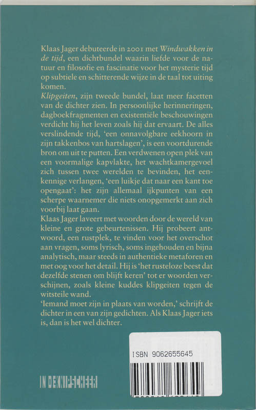 Achterkant van Klipgeiten