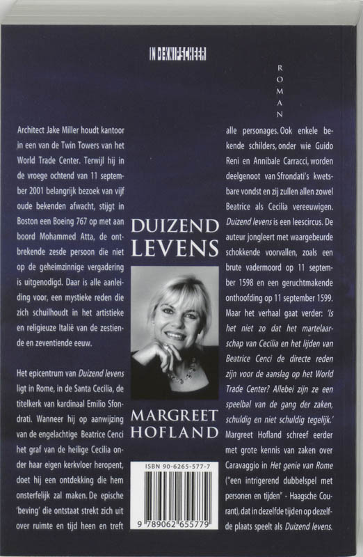 Achterkant van Duizend levens