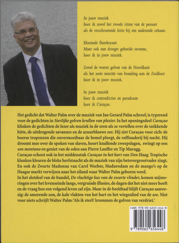 Achterkant van Sierlijke golven krullen van plezier