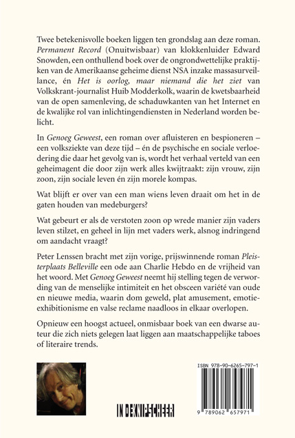 Achterkant van Genoeg geweest