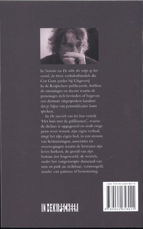 Achterkant van De muziek van het huis
