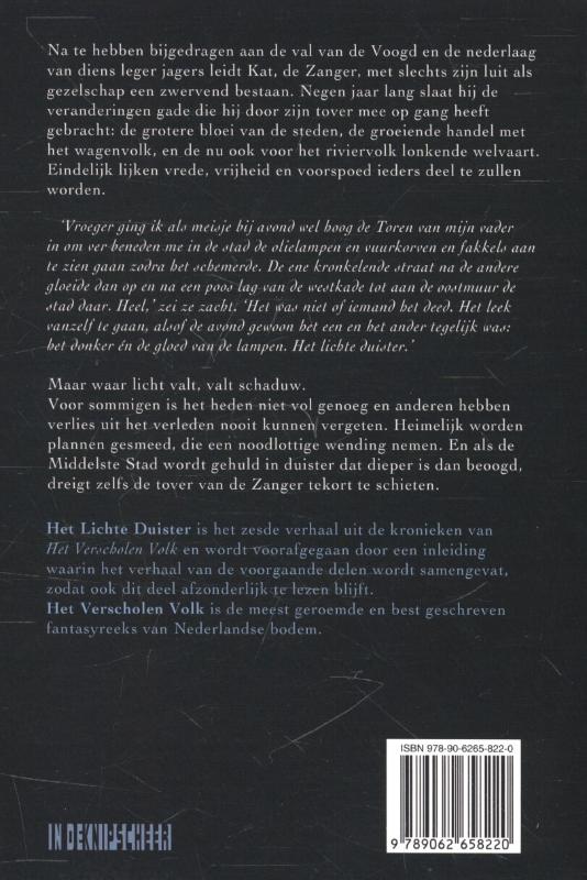 Achterkant van Het lichte duister