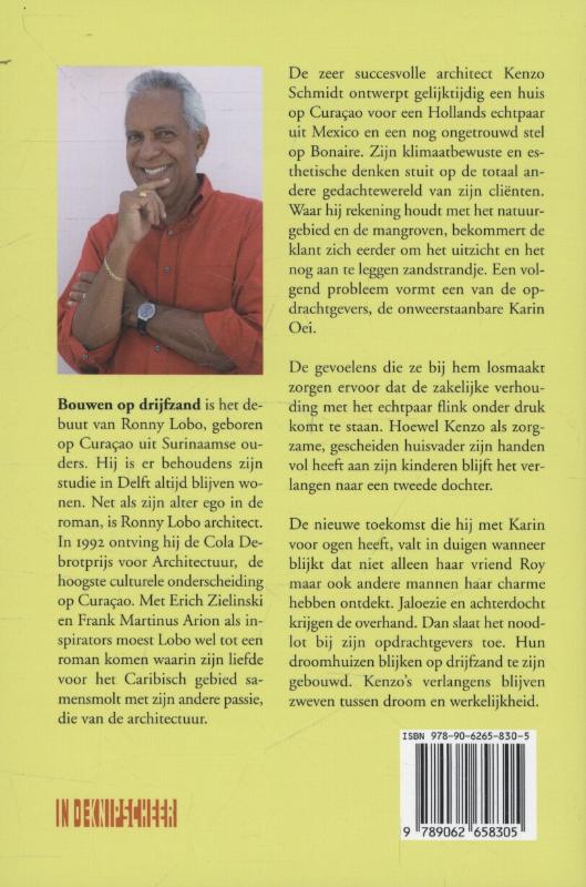 Achterkant van Bouwen op drijfzand