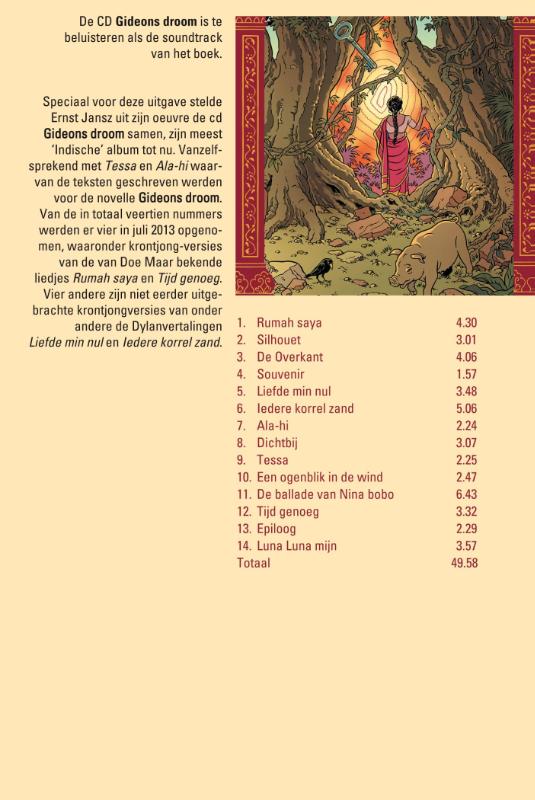 Achterkant van Gideons droom