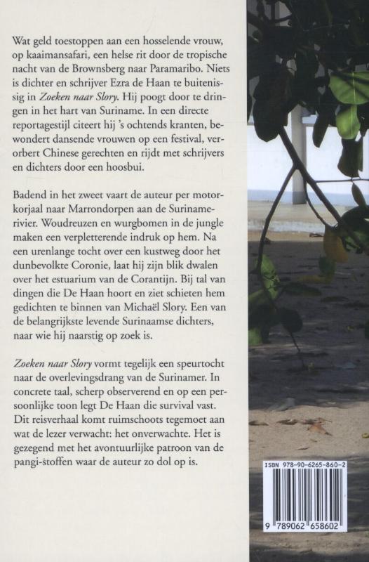 Achterkant van Zoeken naar Slory