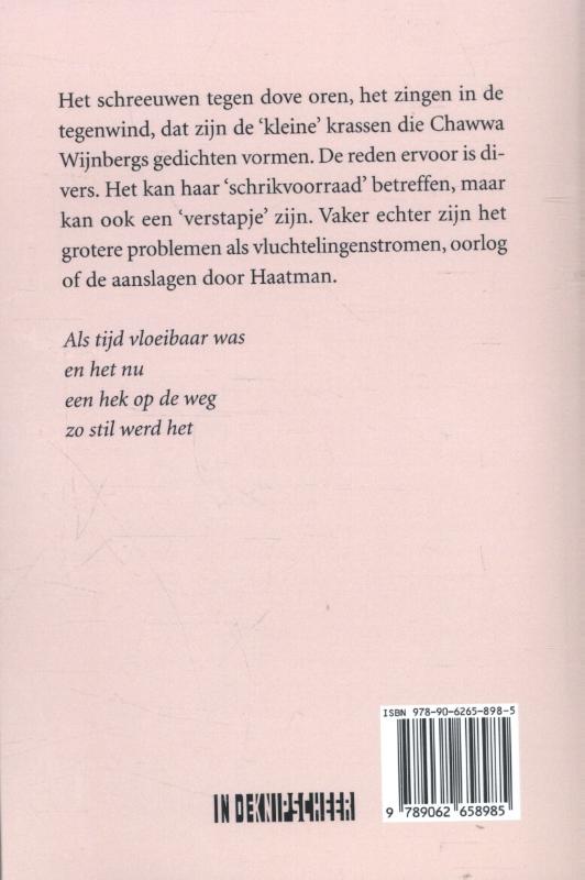 Achterkant van Krassen