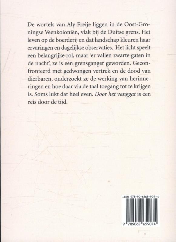 Achterkant van Door het vanggat