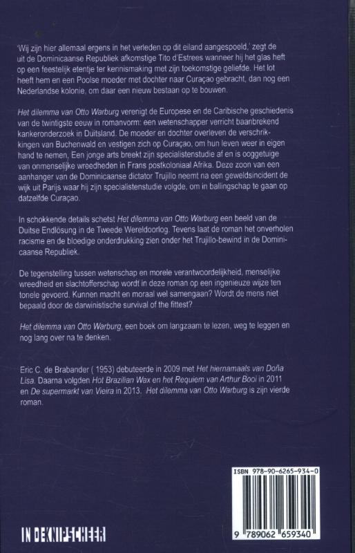 Achterkant van Het dilemma van Otto Warburg