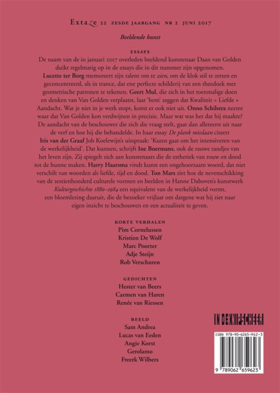 Achterkant van 22 zesde jaargang nr. 2, Juni 2017