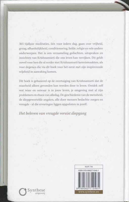 Achterkant van Van Dag tot Dag