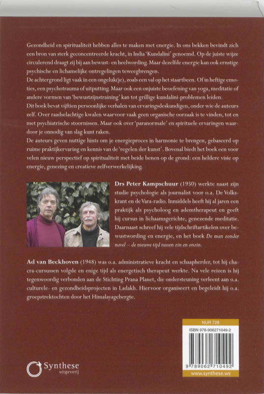 Achterkant van Spiritualiteit en energie