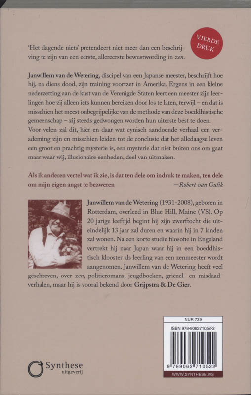 Achterkant van Het dagende niets