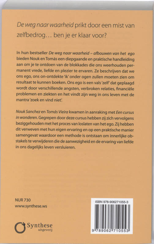 Achterkant van De weg naar waarheid