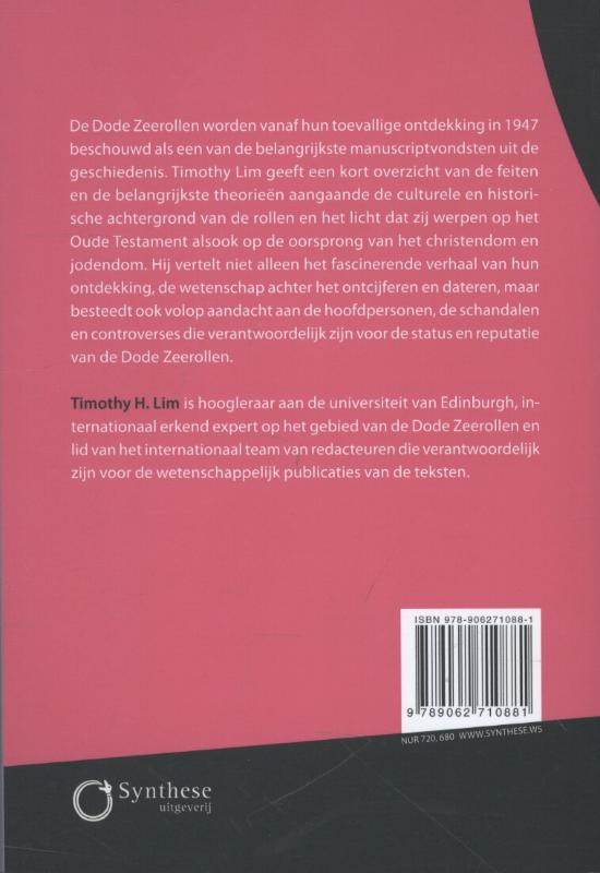 Achterkant van De Dode Zeerollen