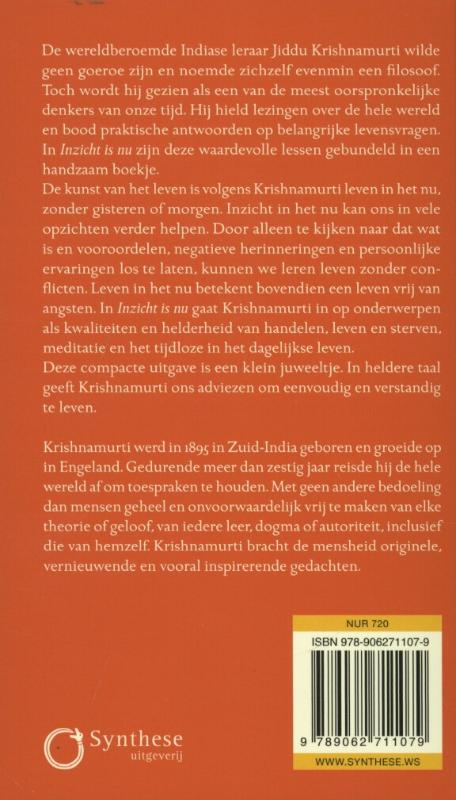 Achterkant van Inzicht is nu