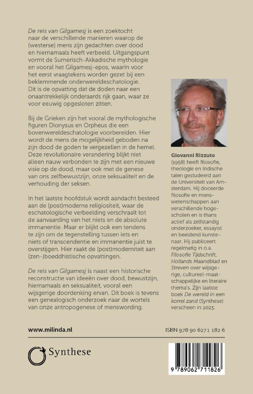Achterkant van De reis van Gilgamesj