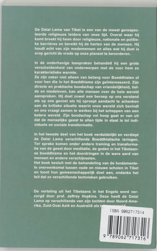 Achterkant van Vriendelijkheid en helder inzicht