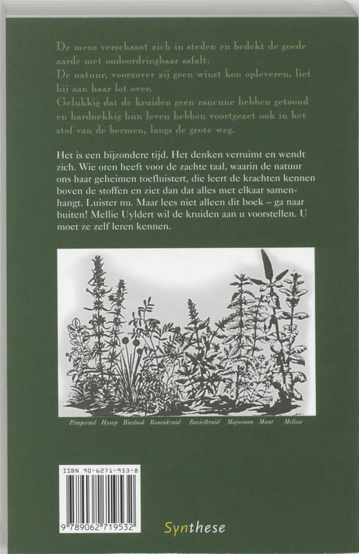 Achterkant van De taal der kruiden